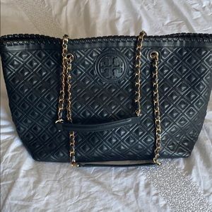 Tory Burch Marion Diamond Quilted leather tote